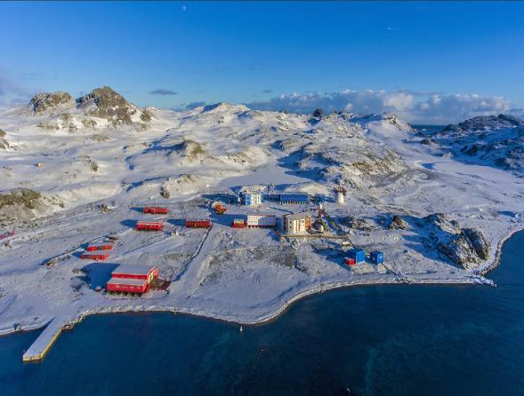 南极长城。自然资源部供图